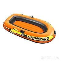 Полутораместная надувная лодка Intex 58356 Explorer PRO 200, 196 х 102 см. 3-х камерная - BIG SALE !