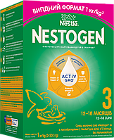Cуміш молочна суха Nestogen 3 з лактобактеріями L. Reuteri для дітей з 12 місяців, 1000 г