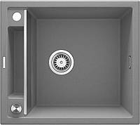 Deante Мойка кухонная Magnetic, гранит, квадрат, без крыла, 560х500х219мм, чаша - 1, врезная, серый Покупай
