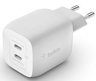 Belkin Сетевое ЗУ Home Charger 45W GAN PD PPS Dual USB-С Покупай это Galopom