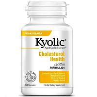 Чеснок Kyolic Aged Garlic Extract with Lecithin Cholesterol Formula 104 100 Caps PS