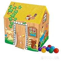 Детский игровой домик Bestway 52007-1, 102 х 76 х 114 см, с шариками 10 шт - BIG SALE !