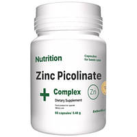 Микроэлемент Цинк EntherMeal Zinc Picolinate + Complex 60 Caps KS, код: 7540065