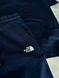 Чоловічий літній костюм футболка та шорти The North Face M1906 синій, фото 3