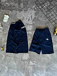 Чоловічий літній костюм футболка та шорти The North Face M1906 синій, фото 8