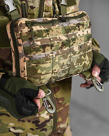 Сумка для планшета нагрудна, адміністративна сумка піксель ВТ1015