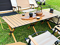 Стіл для пікніка розмір L 120х60х45 см Зручний портативний стіл для пікніка (Стіл похідний розбірний)
