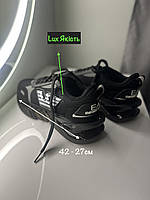 Городские кроссовки для мужчины Армани черные Повседневные мужские брендовые кроссовки Emporio Armani 7 42 - 27см