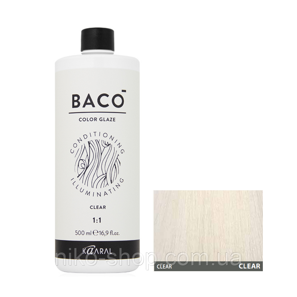 Напівперманентна система фарбування Kaaral Baco Color Glaze Clear,500 мл