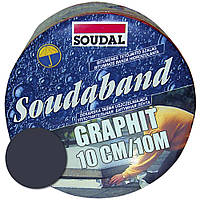 Лента битумная герметизирующая SOUDABAND Графит 10см 10м GT, код: 8224793