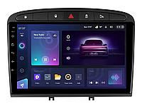 Штатна магнітола Peugeot 408 2011-2021 4/32Gb 8 ядер 9" QLED 4G (LTE) Carplay GPS WiFi BT USB DSP Android 12