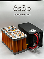 Акумулятор 6s3p для FVP дрона 12000mah 120A