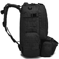Рюкзак тактический 50 литров (+3 подсумки) Качественный штурмовой для похода и путешествий PQ-153 рюкзак баул