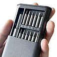 Набір викруток 25 в 1 магнітні Біти Phillips Torx Hex Precision розбірний мінікейс, фото 4