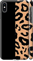 Чехол 3d пластиковый матовый Endorphone iPhone XS Max Пятна леопарда (4269m-1557-26985) DS, код: 7944777