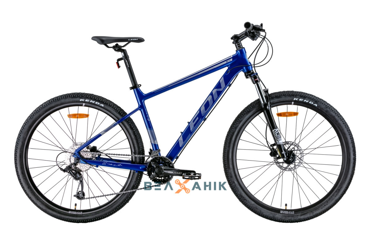 Велосипед 27,5" LEON XC-70 AM Hydraulic lock out HDD (рама 18") синій з сірим
