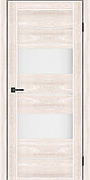 Дверное полотно MS Doors DAKOTA 90 см Дуб шампань стекло сатин GT, код: 7938164
