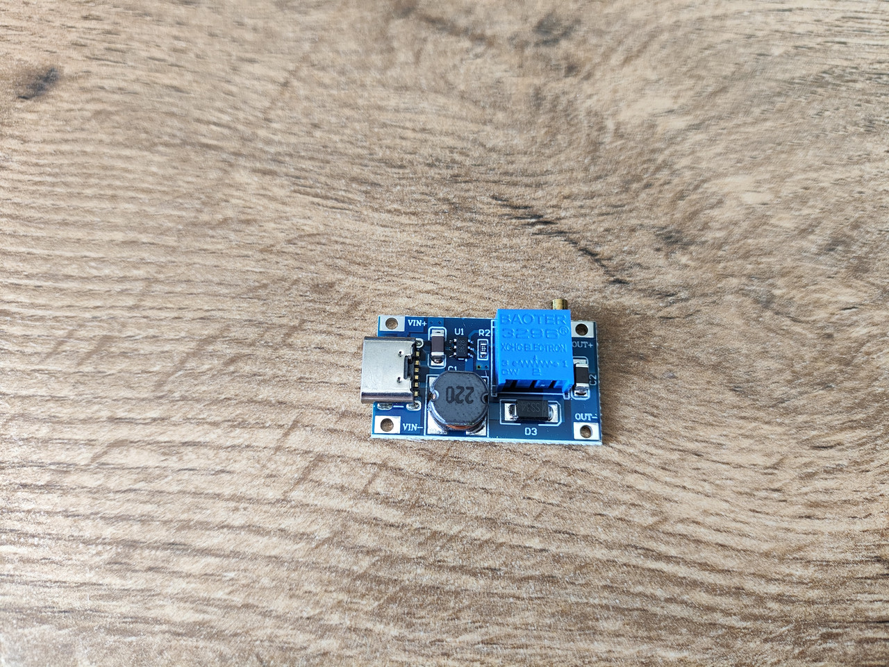 Підвищуючий DC-DC перетворювач MT3608 Type-C 2A 2-24V -> 5-28V