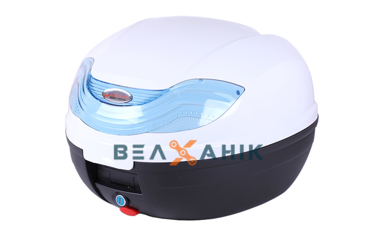 Кофр (багажник) задній ТАТА YM-0815P (V-32L) 43?41?32 мм білий з чорним