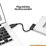 USB перехідник mini SATA II 7+6 13Pin Slimline CD/DVD конвертер для DVD-приводу ноутбука USB2.0 адаптер САТА 2.5'', фото 5