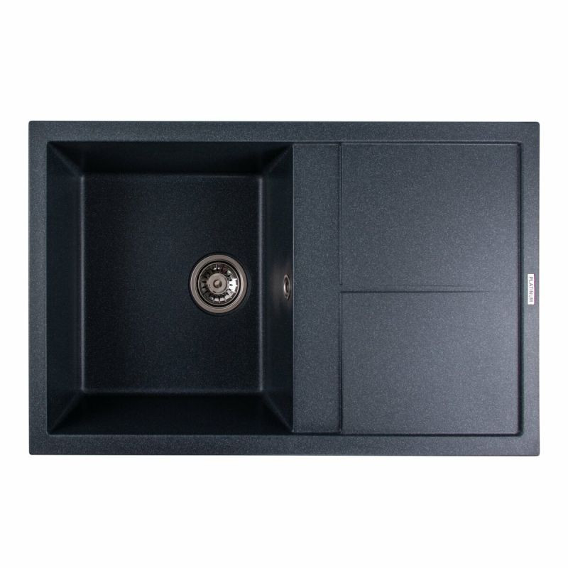Кухонна мийка Platinum 7950 Selena матова Антрацит, фото 1