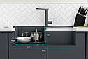 Кухонна мийка Platinum 7950 Selena матова Антрацит, фото 4