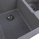 Кухонна мийка Platinum 9950 PANDORA матова Сірий, фото 3