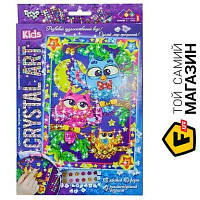 Danko Toys Набор креативного творчества «CRYSTAL ART KIDS: Совы» (CArt-01-09)