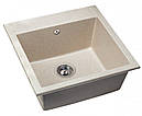 Кухонна мийка Miraggio Bodrum 510 Sand, фото 2