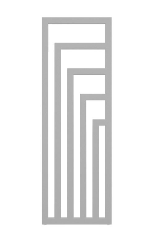 Радіатор Genesis Aqua Vero 140x53 сірий, фото 1