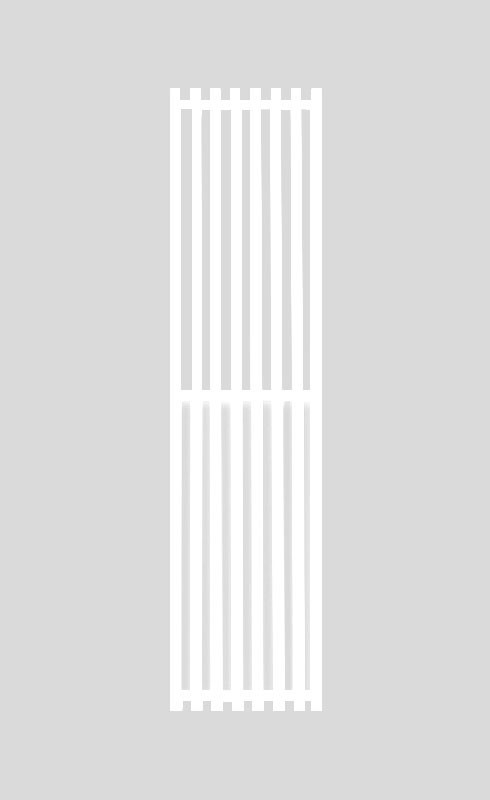 Радіатор Genesis Aqua Siena 180x45 білий, фото 1