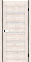 Дверное полотно MS Doors TEXAS 60 см Дуб шампань стекло сатин GT, код: 7938193