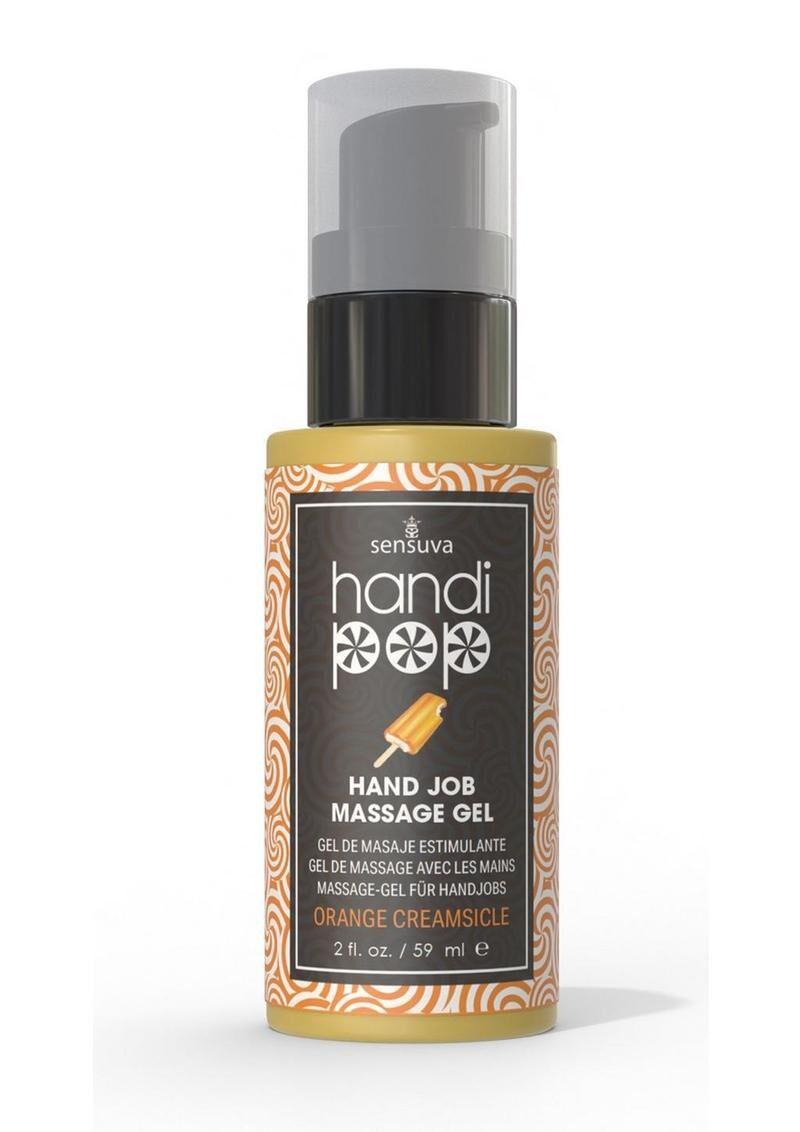 Їстівний крем-гель для мінету та петтингу Sensuva Handipop Orange Creamsicle Hand Job Massage Gel 59 мл