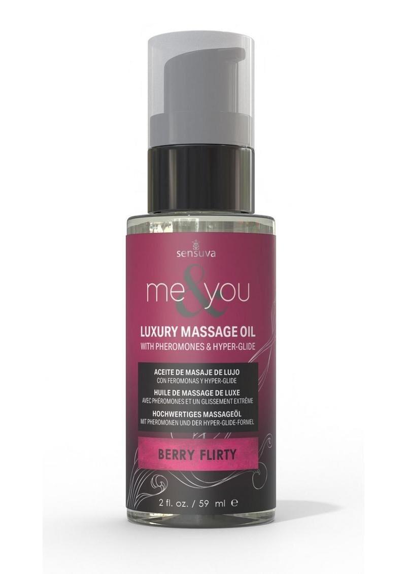 Масажна олія з феромонами Sensuva Me&You Berry Flirty Wild Berries 59 мл