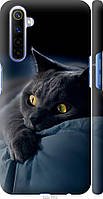 Чехол 3d пластиковый матовый Endorphone Realme 6 Дымчатый кот (825m-1913-26985) TE, код: 7975652