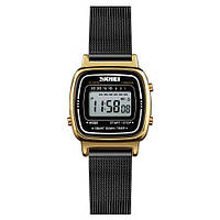 Женские часы Skmei 1901MHGDBK Gold-Black Mesh