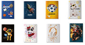 Щоденник 44л м'яка обкладинка блок 60-65 г/м Щд-44-А5Ск,  асорті