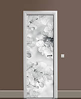 Наклейка на дверь Zatarga «Чёрно-белое обаяние» 650х2000 мм виниловая 3Д наклейка декор самок SB, код: 6511986