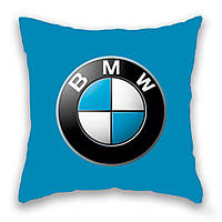 Подушка с принтом Подушковик BMW 32х32 см Синий (hub_4guxn7) EM, код: 7790421