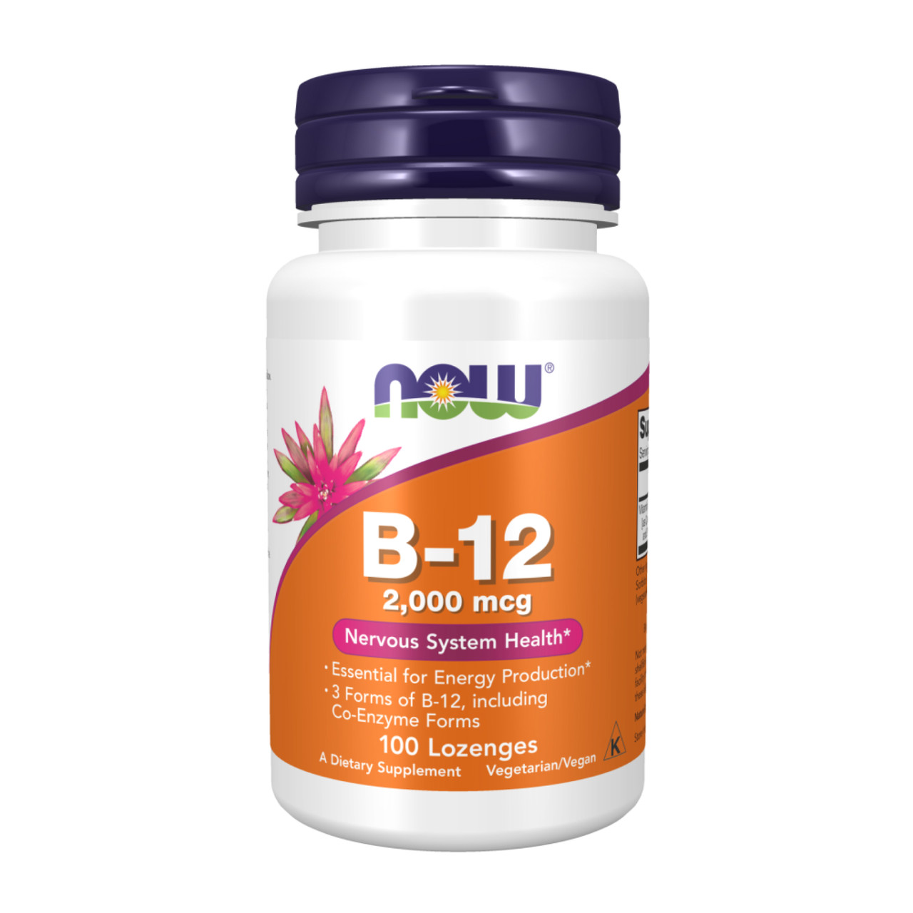 B-12 2000 mcg - 100 lozenges, фото 1