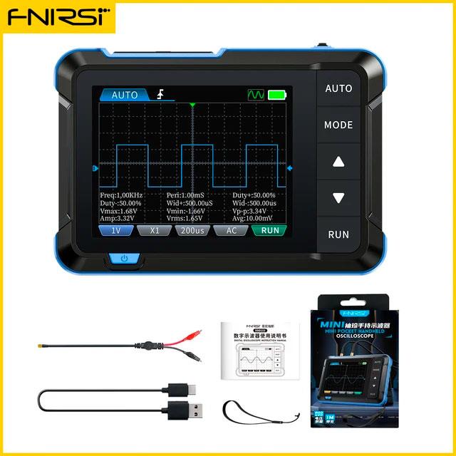 FNIRSI DSO-153 mini (set 1) осцилограф, 1 канал х 1 МГц, з генератором 10 кГц