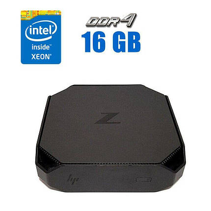 Неттоп HP Z2 Mini G3 USFF/ Xeon E3-1225 v5/ 16 GB RAM/ 256 GB SSD + 500 GB HDD/ HD P530, фото 2