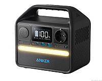 Портативна зарядна станція Anker 521 / 200W / 230V + Type-C + USB 3.0 + прикурювач