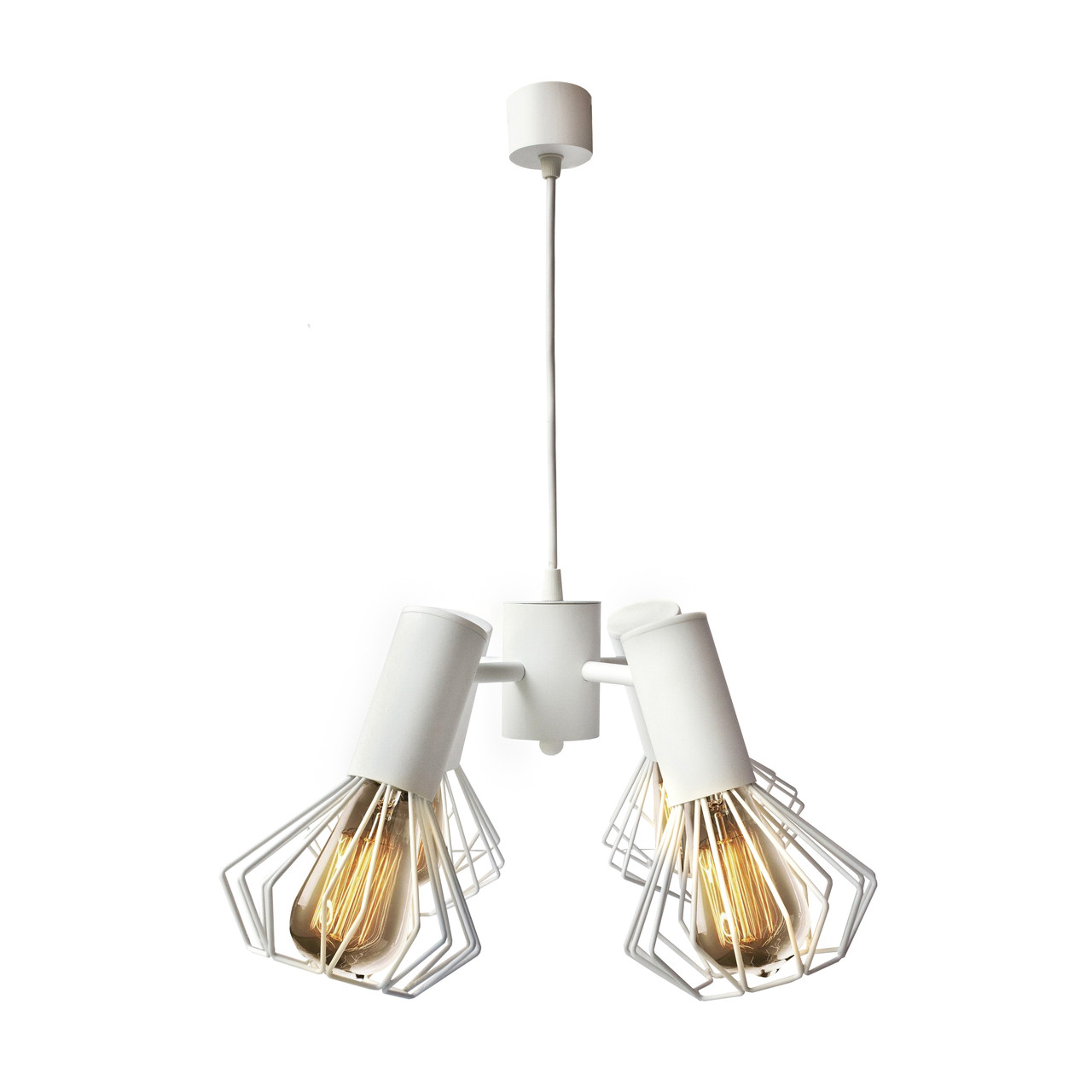 Люстра MSK Electric Diadem на чотири плафони Е27 NL 22153-4 WH, білий