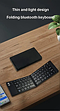 Бездротова клавіатура складана Bluetooth міні для iPad, Android, Windows, iOS, телефону, планшета, TV, фото 5