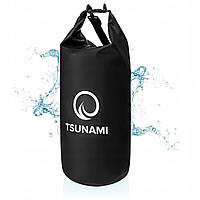 Гермомішок TSUNAMI Dry Pack 20 л водозахисний Black (P-5905973400015)