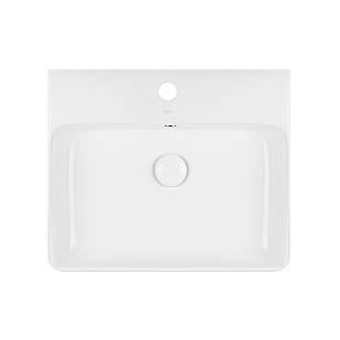 Раковина Qtap Nando 500х420х130 White з донним клапаном QT1211K404AW Білий