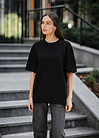 Жіноча футболка Staff black oversize