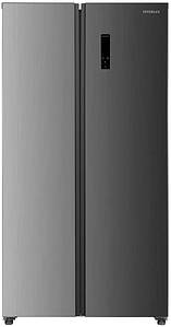 Холодильник INTERLUX ILRS-100SBS (SIDE-BY-SIDE, нержавійка, дисплей)