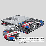 Підковдра 200х220 см бавовна IDEIA бязь в упаковці Лондон натуральна тканина, фото 3